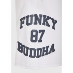 Funky Buddha Ανδρική Βερμούδα Λευκή