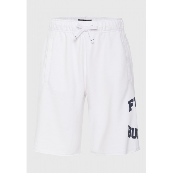 Funky Buddha Ανδρικό  Αθλητικό Σορτς (FBM011-051-03-WHITE)