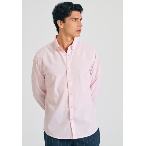 Funky Buddha Πουκάμισο Μακρυμάνικο Ανδρικό (FBM011-052-05-PINK-MEL)