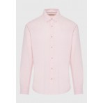 Funky Buddha Ανδρικό  Πουκάμισο Basic (FBM011-052-05-PINK-MEL)
