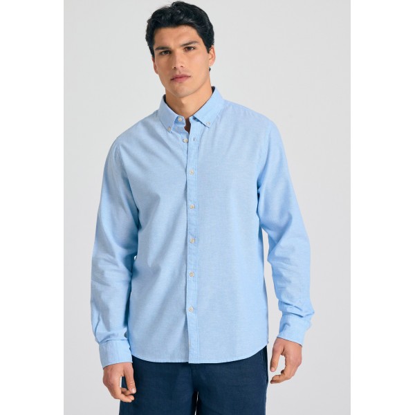 Funky Buddha Ανδρικό  Πουκάμισο Basic (FBM011-052-05-SKY-BLUE-MEL)