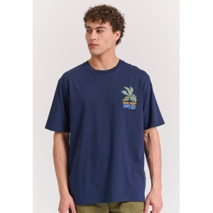 Funky Buddha T-Shirt Ανδρικό (FBM011-055-04-NAVY)