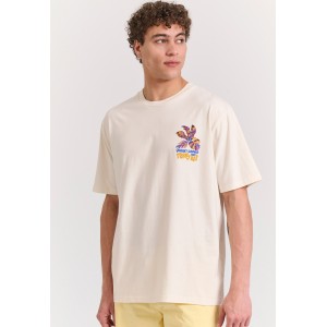 Funky Buddha T-Shirt Ανδρικό (FBM011-055-04-OFF-WHITE)