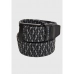 Funky Buddha Casual Ζώνη Μαύρη, Γκρι