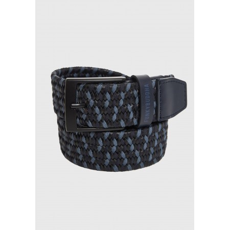 Funky Buddha Casual Ζώνη Μαύρη, Μπλε