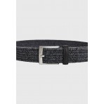 Funky Buddha Ζώνη Casual (FBM011-060-10-GREY)