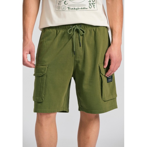 Funky Buddha Βερμούδα Αθλητική Ανδρική (FBM011-062-03-KHAKI)