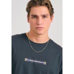 Funky Buddha Ανδρικό Κοντομάνικο T-Shirt Ανθρακί