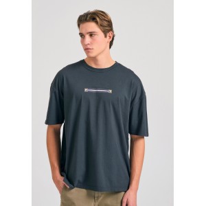 Funky Buddha T-Shirt Ανδρικό (FBM011-063-04-ANTHRACITE)