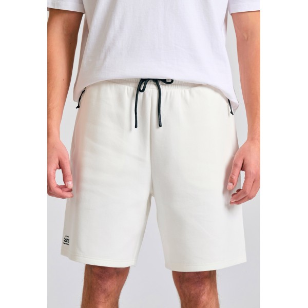 Funky Buddha Ανδρική Αθλητική Βερμούδα (FBM011-065-03-OFF-WHITE)