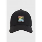 Funky Buddha Ανδρικό Trucker Καπέλο Snapback Μαύρο