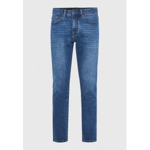 Funky Buddha Ανδρικό Τζιν Παντελόνι Tapered Fit (FBM011-070-02-MD-BLUE)