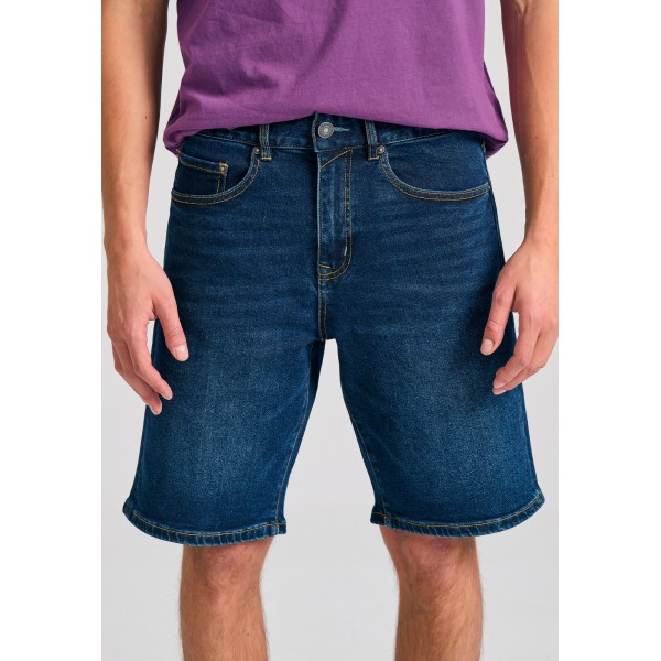 Funky Buddha Ανδρική Τζην Βερμούδα (FBM011-070-03-DK-BLUE)