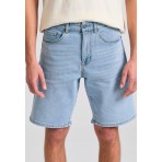 Funky Buddha Ανδρική Τζην Βερμούδα (FBM011-070-03-LT-BLUE)