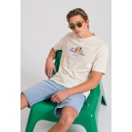 Funky Buddha Ανδρική Τζην Βερμούδα (FBM011-070-03-LT-BLUE)