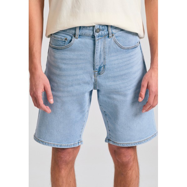 Funky Buddha Ανδρική Τζην Βερμούδα (FBM011-070-03-LT-BLUE)