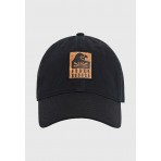 Funky Buddha Ανδρικό Καπέλο Strapback Μαύρο