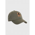 Funky Buddha Ανδρικό Καπέλο Strapback Λαδί