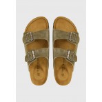 Funky Buddha Ανδρικά Σανδάλια (FBM011-072-08-MINERAL-GREEN)