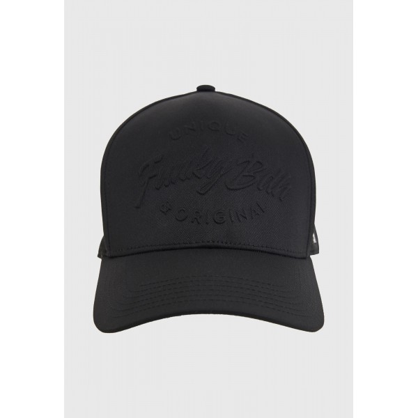 Funky Buddha 3D Logo Καπέλο Velcro (FBM011-076-10-BLACK)