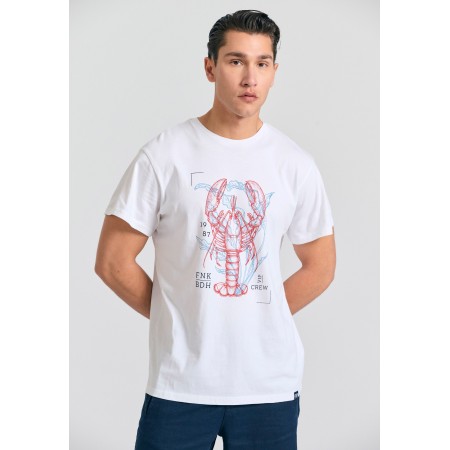 Funky Buddha Ανδρική Μπλούζα Κοντό Μανίκι Με Τύπωμα 