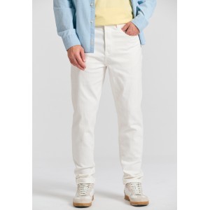 Funky Buddha Ανδρικό Τζιν Παντελόνι Tapered Fit (FBM011-081-02-OFF-WHITE)