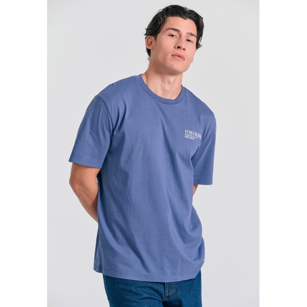 Funky Buddha Vintage T-Shirt Ανδρικό (FBM011-081-04-INDIGO)