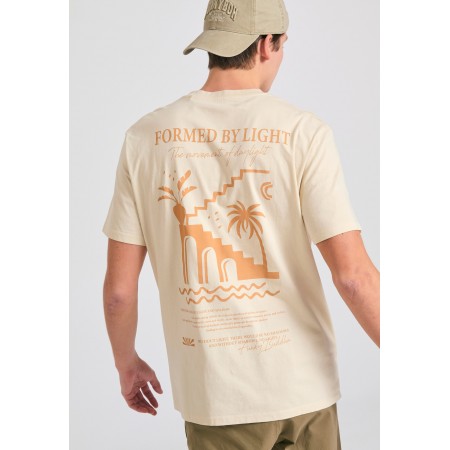 Funky Buddha Ethnic Look T-Shirt Ανδρικό 