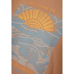 Funky Buddha Ανδρικό Κοντομάνικο T-Shirt Μπεζ