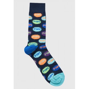Funky Buddha Kάλτσες Ψηλές 1 Ζευγάρι (FBM011-097-10-NAVY)
