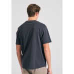 Funky Buddha Ανδρικό Κοντομάνικο T-Shirt Ανθρακί