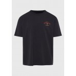 Funky Buddha Ανδρικό Κοντομάνικο T-Shirt Ανθρακί