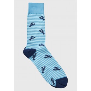Funky Buddha Kάλτσες Ψηλές 1 Ζευγάρι (FBM011-301-10-BLUE)