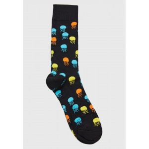 Funky Buddha Ανδρικές Κάλτσες 1 Ζευγάρι (FBM011-306-10-BLACK)