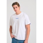 Funky Buddha Ανδρικό Κοντομάνικο T-Shirt Λευκό