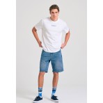 Funky Buddha Ανδρικό Κοντομάνικο T-Shirt Λευκό