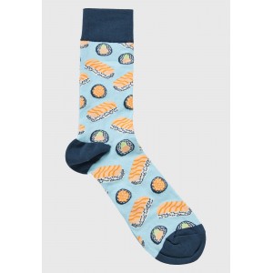 Funky Buddha Kάλτσες Ψηλές 1 Ζευγάρι (FBM011-316-10-LT-BLUE)