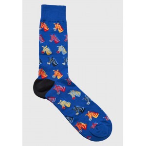 Funky Buddha Ανδρικές Κάλτσες 1 Ζευγάρι (FBM011-317-10-BLUE)