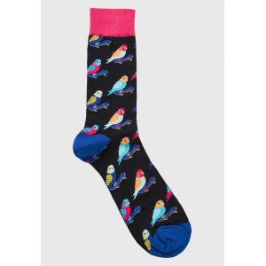 Funky Buddha Ανδρικές Κάλτσες 1 Ζευγάρι (FBM011-318-10-BLACK)