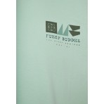 Funky Buddha Ανδρικό Κοντομάνικο T-Shirt Μέντα