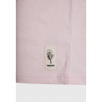Funky Buddha Ανδρικό Κοντομάνικο T-Shirt Ροζ