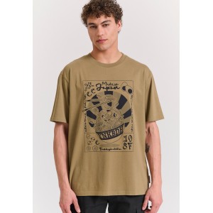 Funky Buddha T-Shirt Ανδρικό (FBM011-332-04-OREGANO)