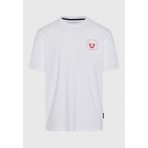 Funky Buddha Ανδρικό Κοντομάνικο T-Shirt Λευκό