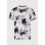 Funky Buddha Ανδρικό Κοντομάνικο T-Shirt Λευκό, Μαύρο