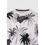 Funky Buddha Ανδρικό Κοντομάνικο T-Shirt Λευκό, Μαύρο