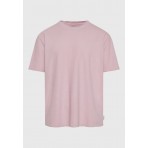 Funky Buddha Ανδρικό Κοντομάνικο T-Shirt Λιλά