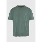 Funky Buddha Ανδρικό Κοντομάνικο T-Shirt Πράσινο