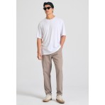 Funky Buddha Ανδρικό Κοντομάνικο T-Shirt Λευκό