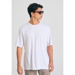 Funky Buddha Ανδρικό Κοντομάνικο T-Shirt Λευκό