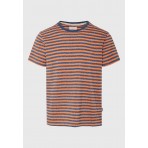 Funky Buddha Yarn Dyed T-Shirt Ανδρικό (FBM011-353-04-ORANGE)